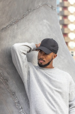 Logo trade promotional merchandise image of: Impact 5 panel 190gr Recycled cotton cap with AWARE™ tracer