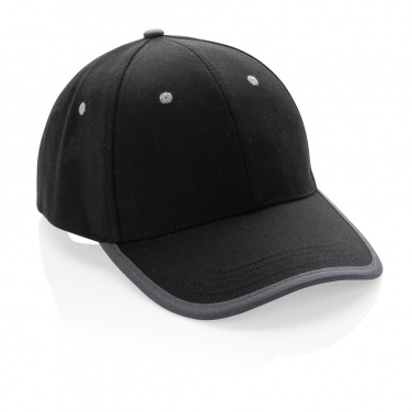 Logo trade promotional item photo of: Impact AWARE™ Brushed rcotton 6 panel contrast cap 280gr