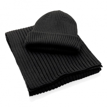Logo trade promotional product photo of: Impact AWARE™  Polylana® double knitted beanie