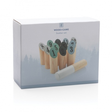 Logo trade promotional item photo of: Wooden scatter set