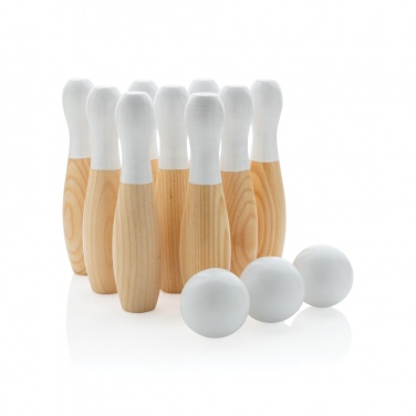 Logotrade promotional merchandise image of: Wooden skittles set