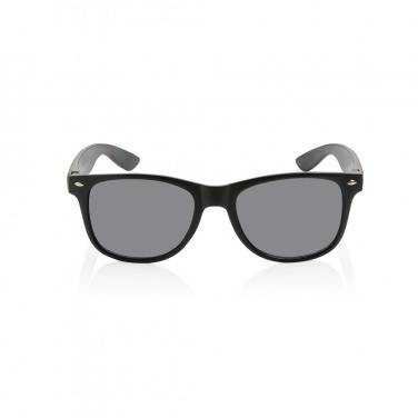 Logo trade business gift photo of: GRS recycled PC plastic sunglasses with cork