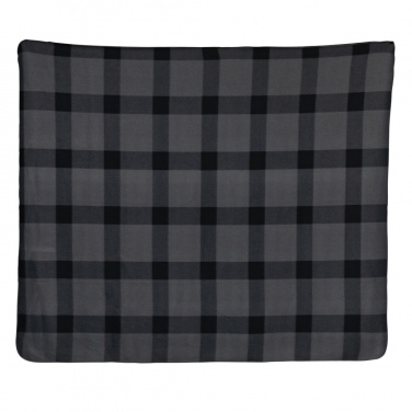 Logo trade promotional item photo of: Soft plaid fleece blanket