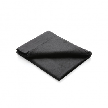 Logo trade promotional merchandise picture of: Fleece blanket in pouch