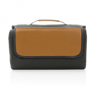 Logotrade promotional giveaway image of: Impact AWARE™ RPET picnic blanket with PU cover