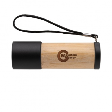Logotrade promotional items photo of: Bamboo and RCS certfied recycled plastic torch