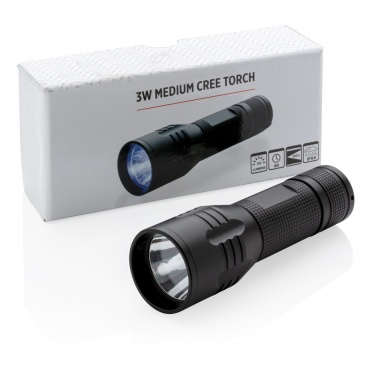 Logo trade business gift photo of: 3W medium CREE torch