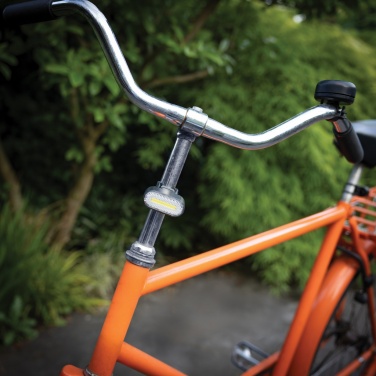 Logotrade promotional items photo of: Lumino RCS recycled plastic USB re-chargeable bike light set