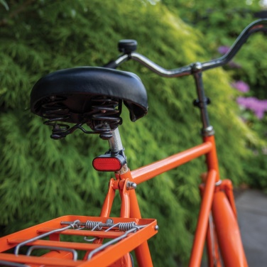 Logotrade advertising products photo of: Lumino RCS recycled plastic USB re-chargeable bike light set