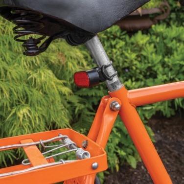Logo trade promotional merchandise photo of: Lumino RCS recycled plastic USB re-chargeable bike light set