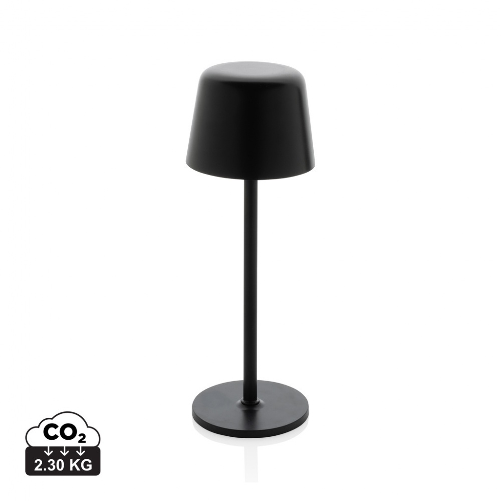 Logotrade promotional merchandise image of: Zenic RCS recycled plastic USB re-chargable table lamp