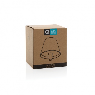 Logo trade promotional giveaways image of: BottleGlow RCS recycled plastic bottle lamp