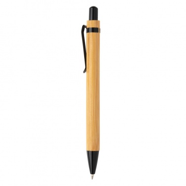 Logo trade promotional giveaways image of: Bamboo pen