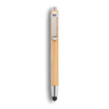 Logo trade promotional item photo of: Bamboo stylus pen