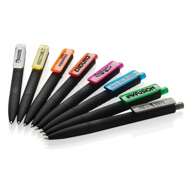 Logo trade corporate gifts image of: X3 black smooth touch pen