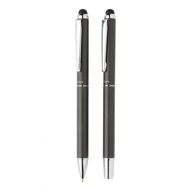 Logotrade corporate gift image of: Swiss Peak deluxe pen set in PU pouch