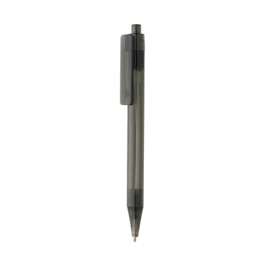 Logo trade promotional merchandise photo of: GRS RPET X8 transparent pen