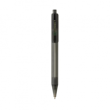 Logotrade promotional giveaway image of: GRS RPET X8 transparent pen