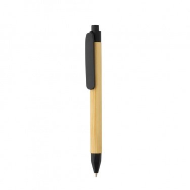 Logo trade promotional giveaways picture of: Write responsible recycled paper barrel pen
