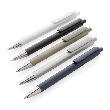 Logo trade promotional gifts picture of: Amisk RCS certified recycled aluminum pen