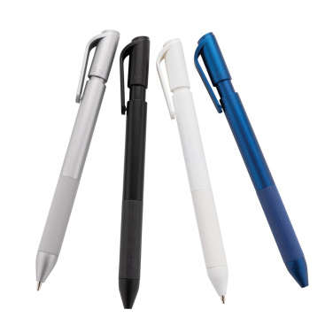 Logo trade promotional item photo of: TwistLock GRS certified recycled ABS pen