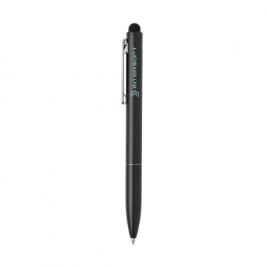 Logotrade promotional merchandise photo of: Kymi RCS certified recycled aluminium pen with stylus