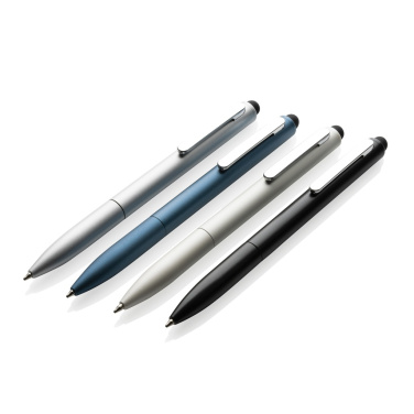 Logo trade advertising product photo of: Kymi RCS certified recycled aluminium pen with stylus