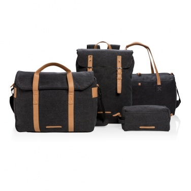 Logotrade promotional giveaway image of: Canvas toiletry bag PVC free