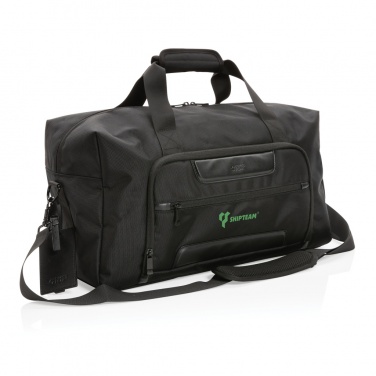 Logo trade business gift photo of: Swiss Peak AWARE™ RPET Voyager weekend bag