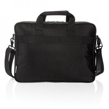 Logo trade promotional gift photo of: Swiss Peak RPET Voyager RFID 15.6" laptop bag