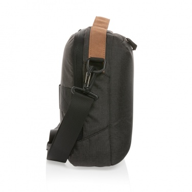 Logo trade promotional giveaways image of: Impact AWARE™ 300D two tone deluxe 15.6" laptop bag