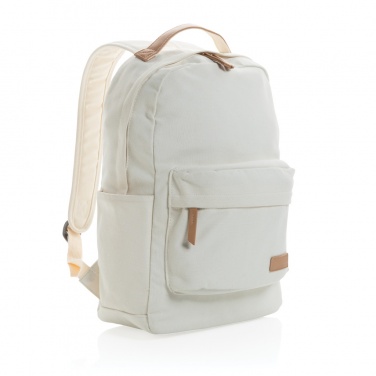 Logo trade advertising product photo of: Impact AWARE™ 16 oz. recycled canvas backpack