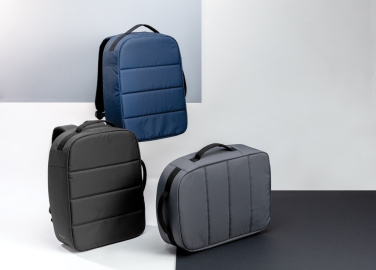 Logo trade promotional merchandise photo of: Impact AWARE™ RPET anti-theft 15.6" laptop backpack