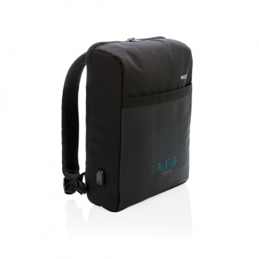 Logo trade advertising products picture of: Swiss Peak 15" anti-theft RFID & USB backpack PVC free