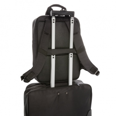 Logo trade promotional gifts image of: Soho business RPET 15.6" laptop backpack PVC free