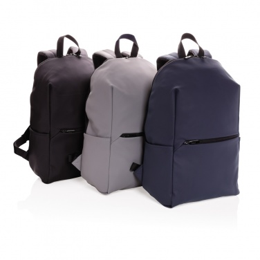 Logo trade promotional gifts picture of: Smooth PU 15.6"laptop backpack
