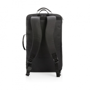 Logo trade business gifts image of: Swiss peak convertible travel backpack PVC free