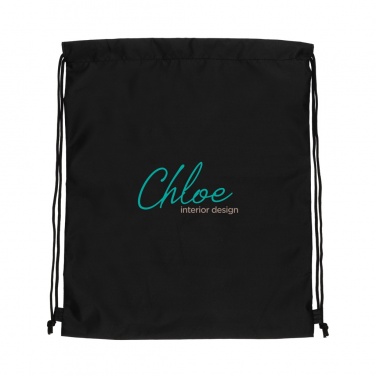Logo trade promotional gifts image of: Impact AWARE™ RPET 190T drawstring bag