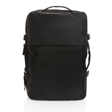 Logo trade promotional gift photo of: Swiss Peak AWARE™ RPET 15.6' expandable weekend backpack