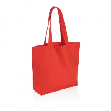 Logo trade promotional merchandise image of: Impact Aware™ 240 gsm rcanvas shopper w/pocket