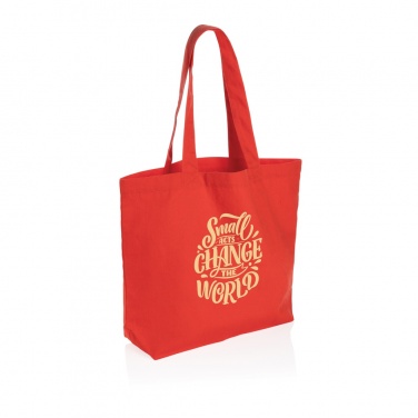 Logotrade promotional giveaways photo of: Impact Aware™ 240 gsm rcanvas shopper w/pocket