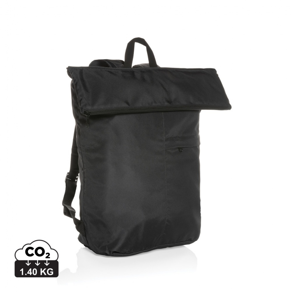 Logotrade business gift image of: Dillon AWARE™ RPET lightweight foldable backpack