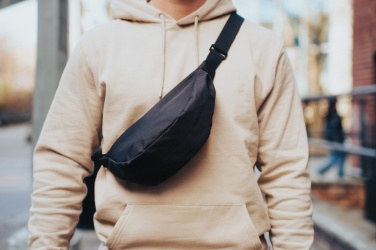 Logo trade promotional giveaways image of: Crescent AWARE™ RPET half moon sling bag