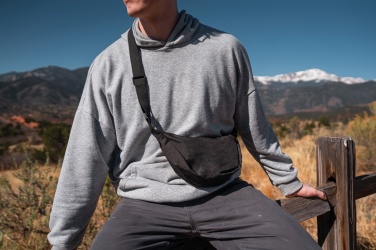 Logotrade promotional giveaway image of: Crescent AWARE™ RPET half moon sling bag