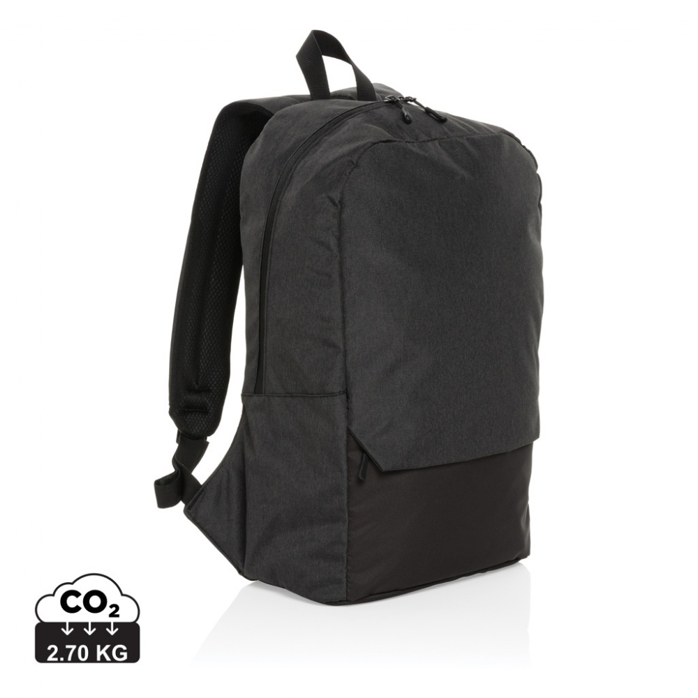 Logo trade promotional items image of: Kazu AWARE™ RPET basic 15.6 inch laptop backpack