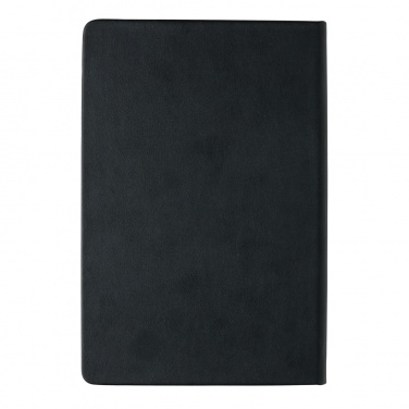Logo trade promotional gifts image of: A5 Deluxe notebook with smart pockets