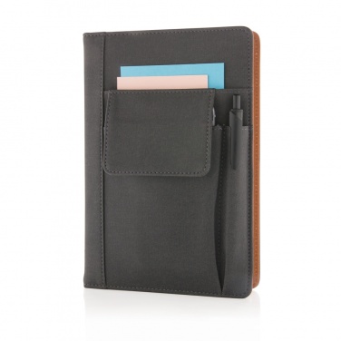 Logotrade business gift image of: Notebook with phone pocket