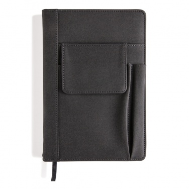 Logo trade promotional gifts picture of: Notebook with phone pocket