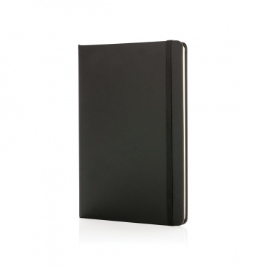 Logo trade promotional giveaways image of: Standard hardcover PU notebook A5