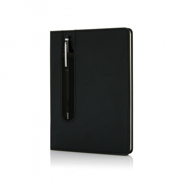 Logotrade advertising product image of: Standard hardcover PU A5 notebook with stylus pen